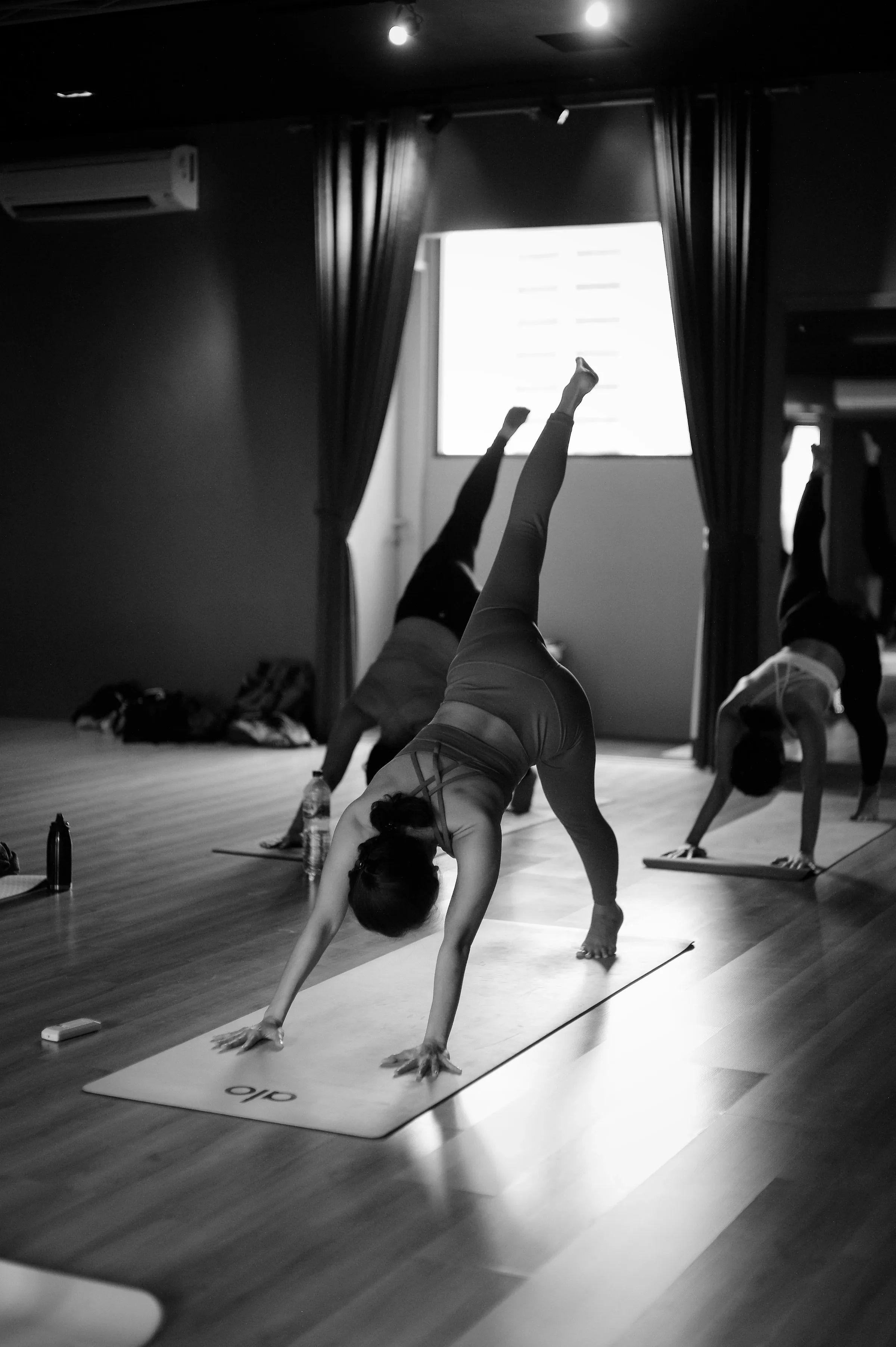 Espace yoga lumineux